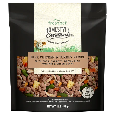 Freshpet- Homestyle Creations Chicken & Turkey Dog Food