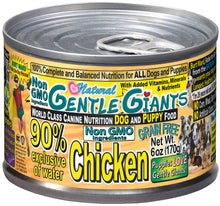 6 oz. Gentle Giants 'Quality of Life' 90% Chicken -Canned Dog and Pupp– Gentle Giants Pet Products