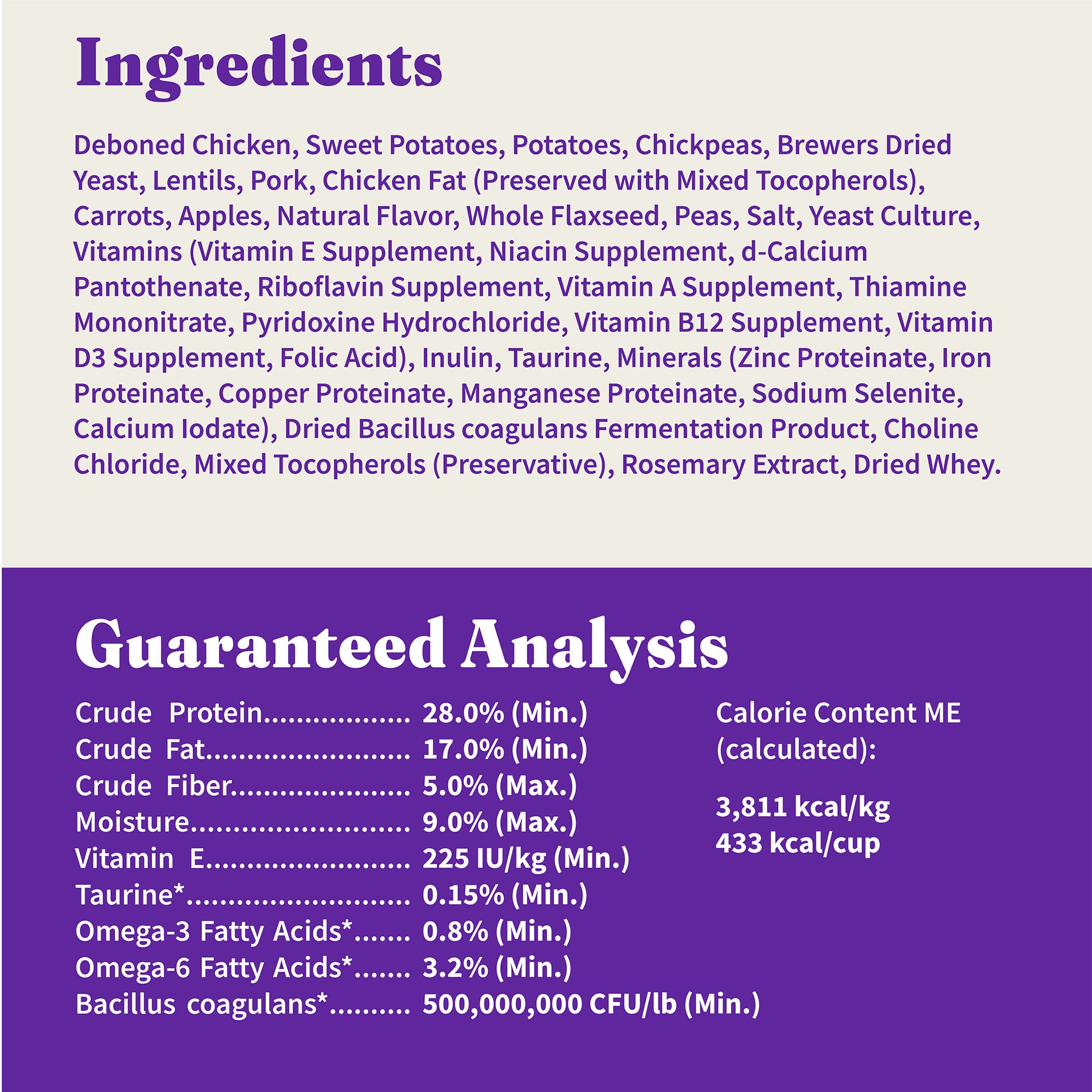 Holistic Grain Free Cage-Free Chicken & Sweet Potato Recipe Small Bree