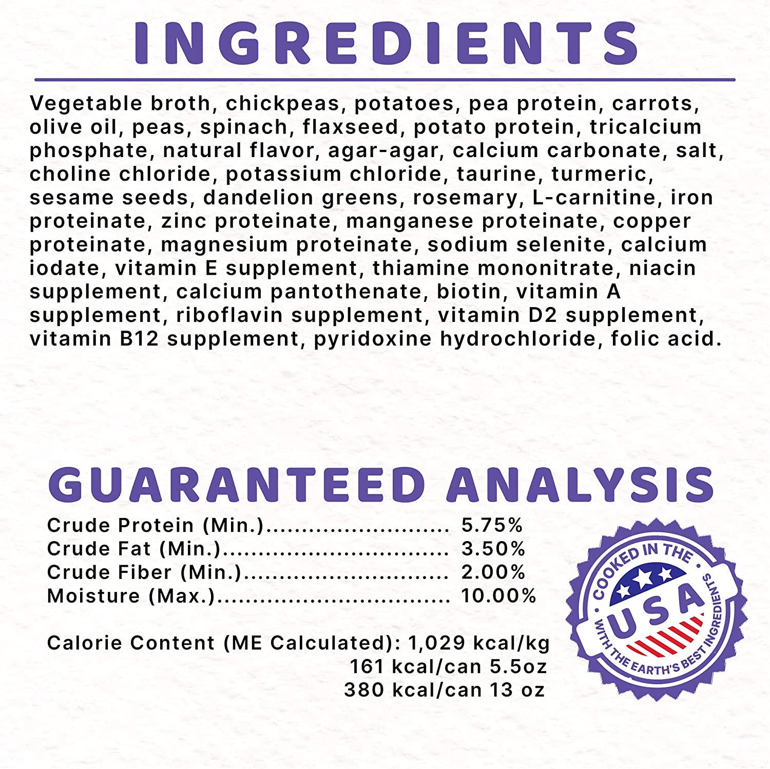 Vegan Plant-Based Recipe Adult Wet Dog Food, 5.5 oz can (case of 12)