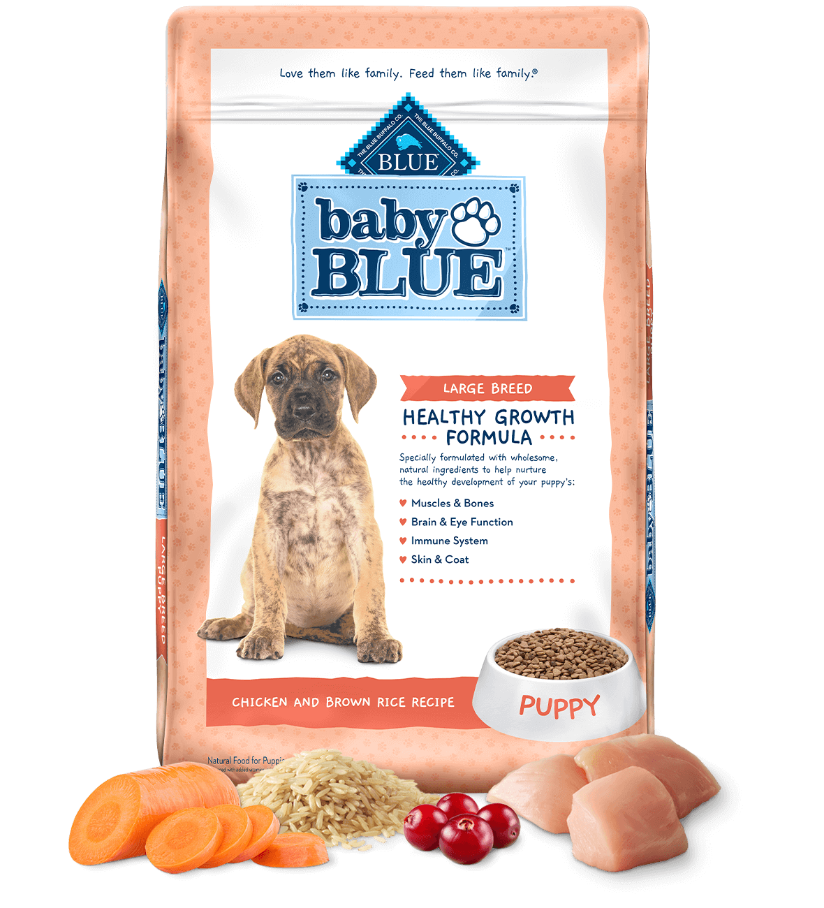 Baby BLUE Chicken & Brown Rice Large-Breed Puppy Food