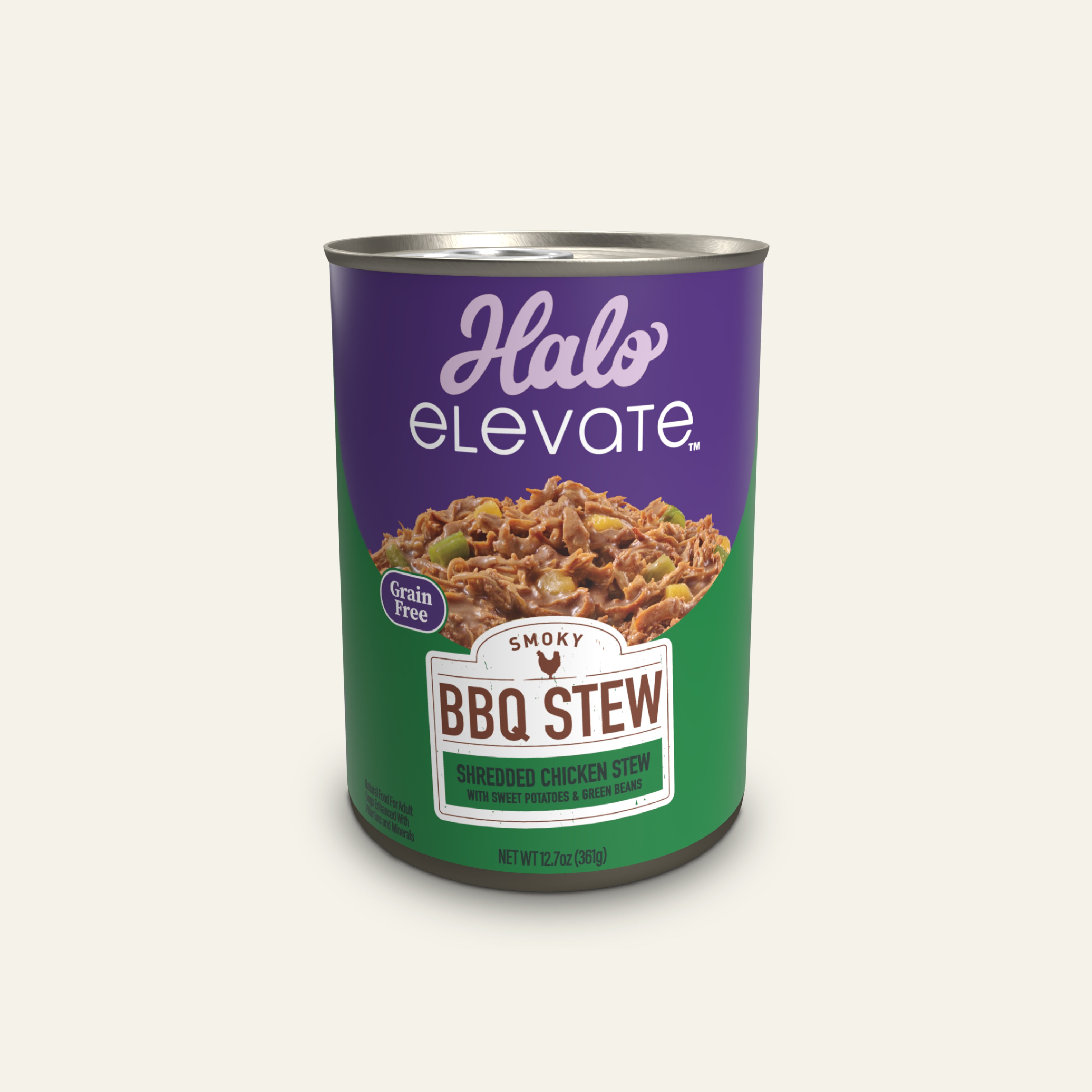Elevate Smoky BBQ Stew Grain Free Shredded Chicken Stew w/ Sweet Potat