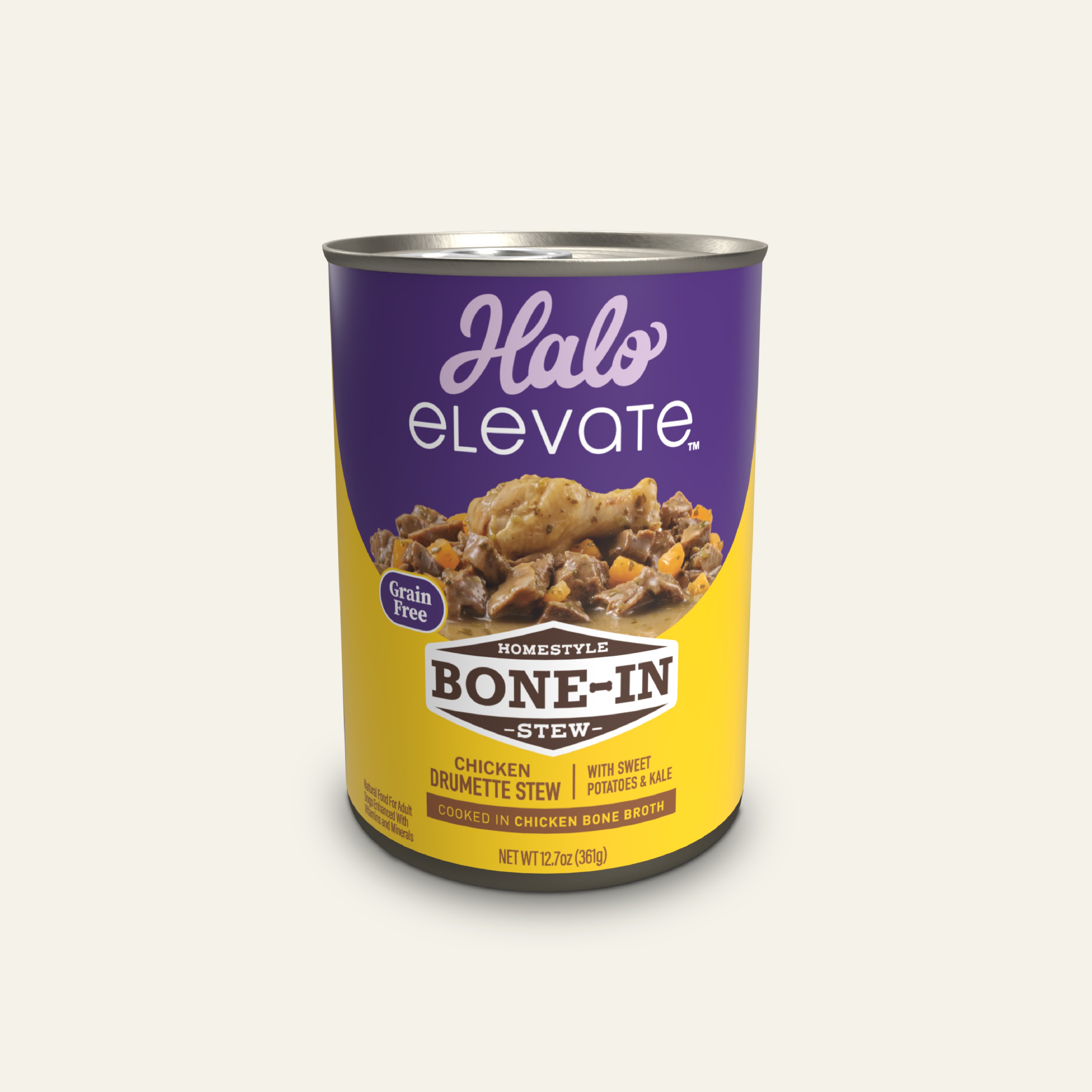 Elevate Homestyle Bone-In Grain Free Chicken Stew w/ Sweet Potatoes &