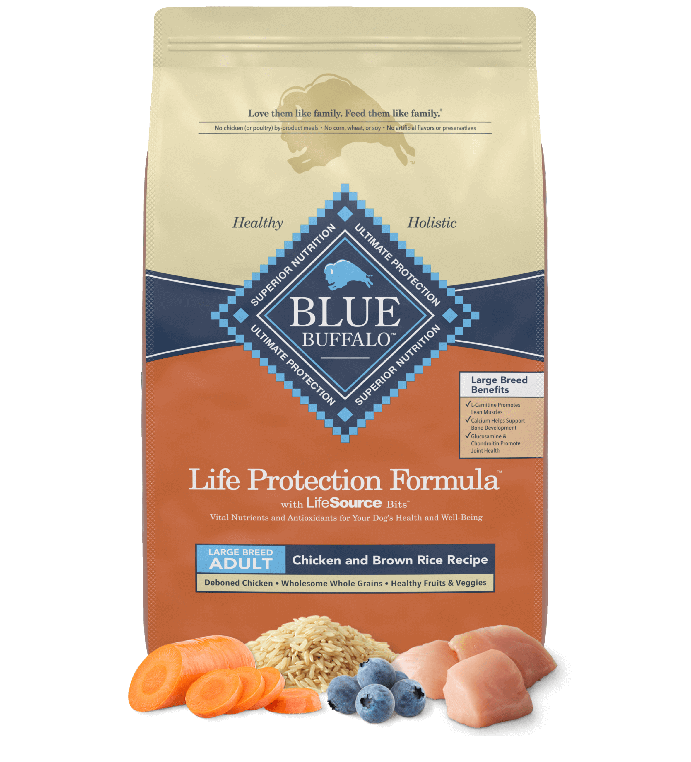Life Protection Formula Large Breed Adult Dry Dog Food - Chicken & Brown Rice