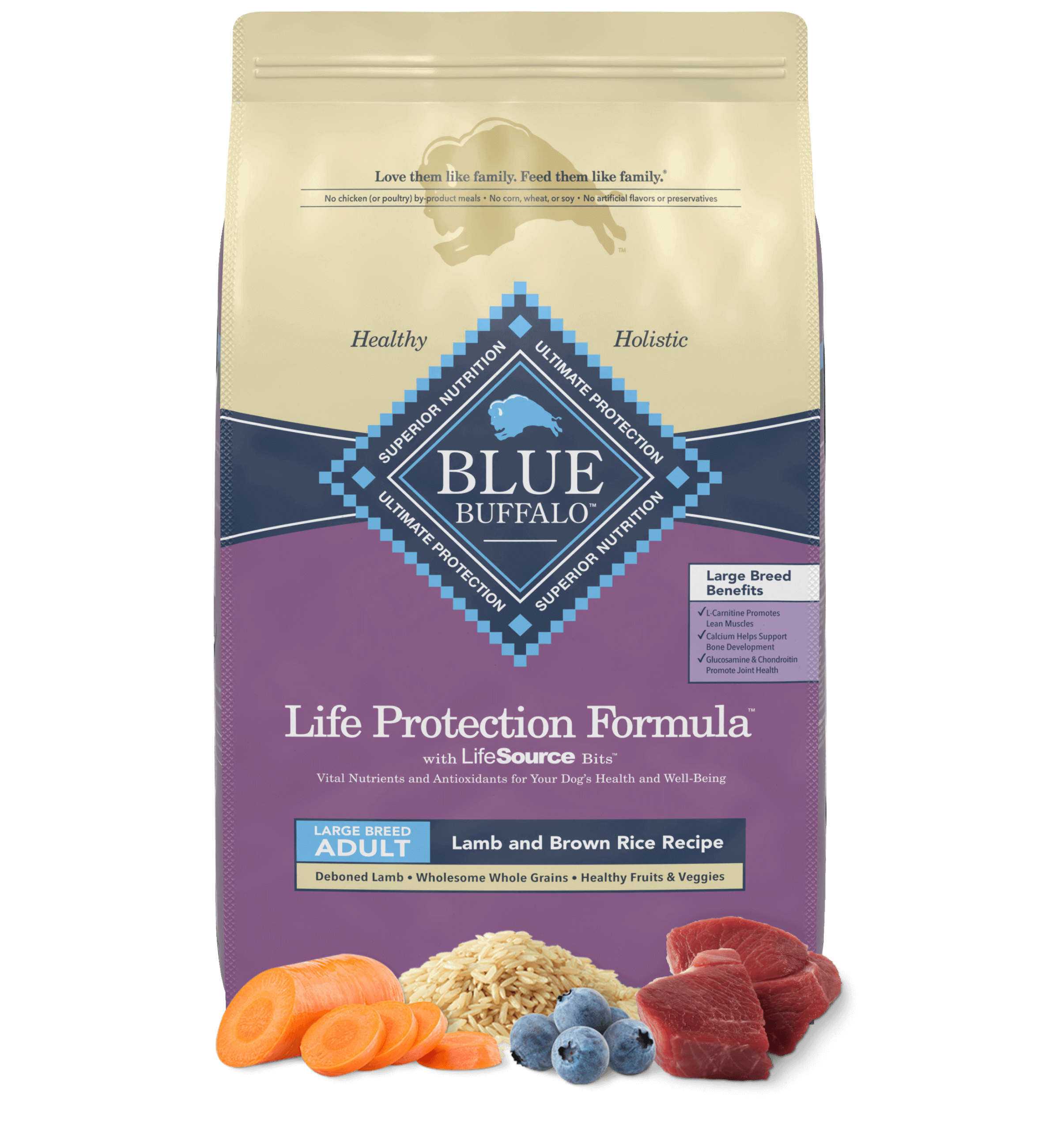 Life Protection Formula Large Breed Adult Dry Dog Food - Lamb & Brown Rice