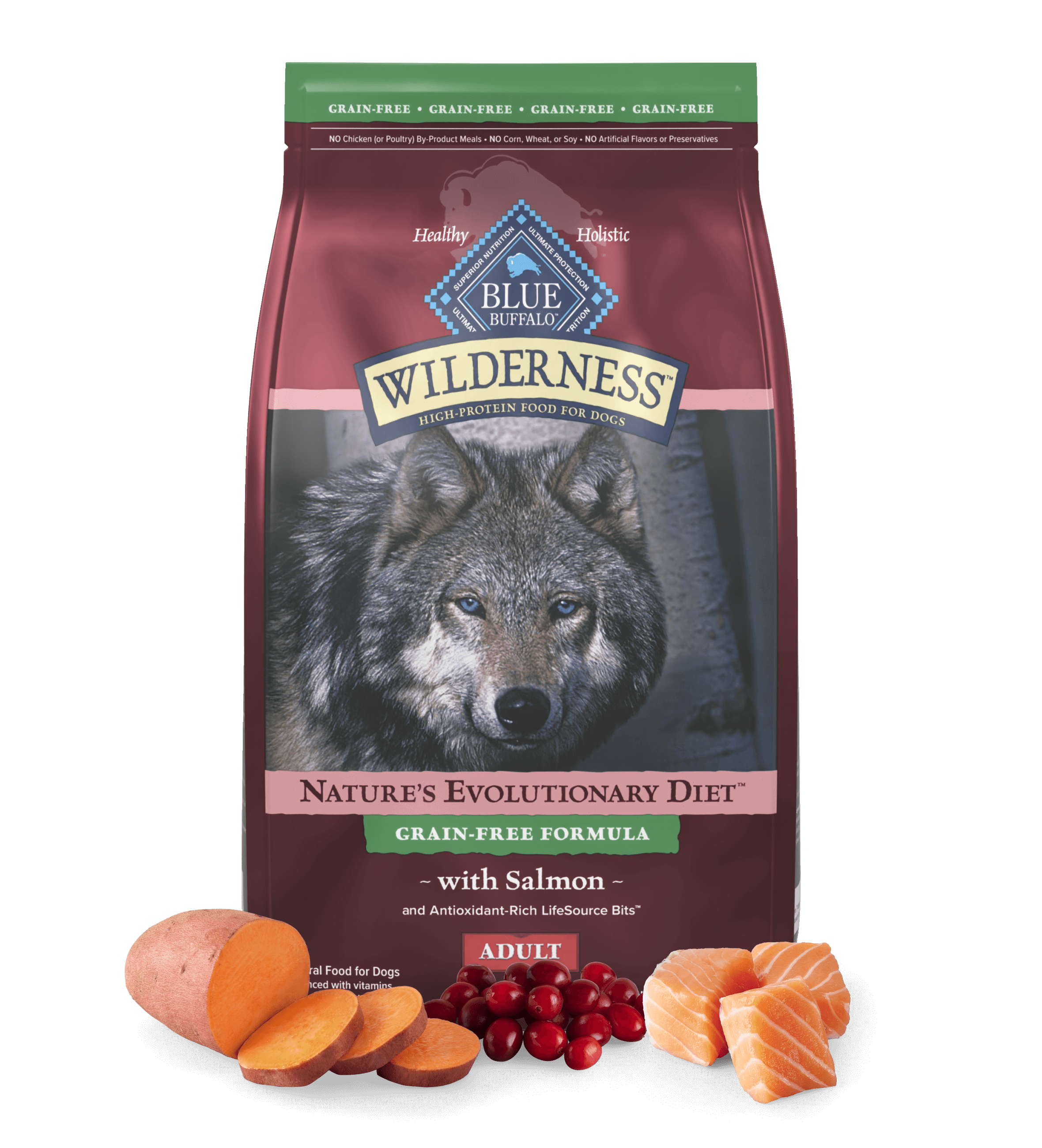 BLUE Wilderness Adult Dog Grain-Free Salmon Recipe
