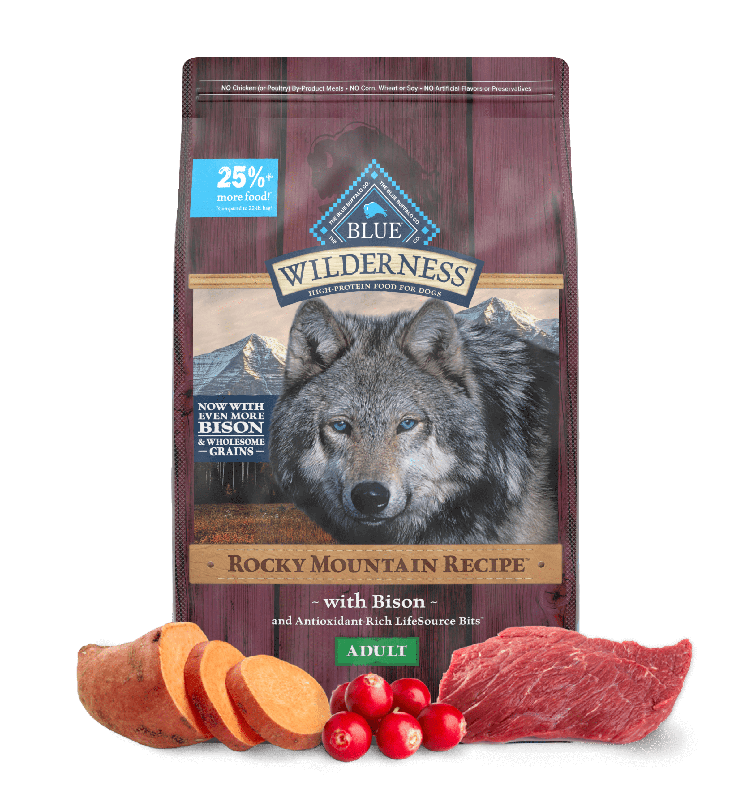 BLUE Wilderness Rocky Mountain Recipe™ Dry Dog Food Bison
