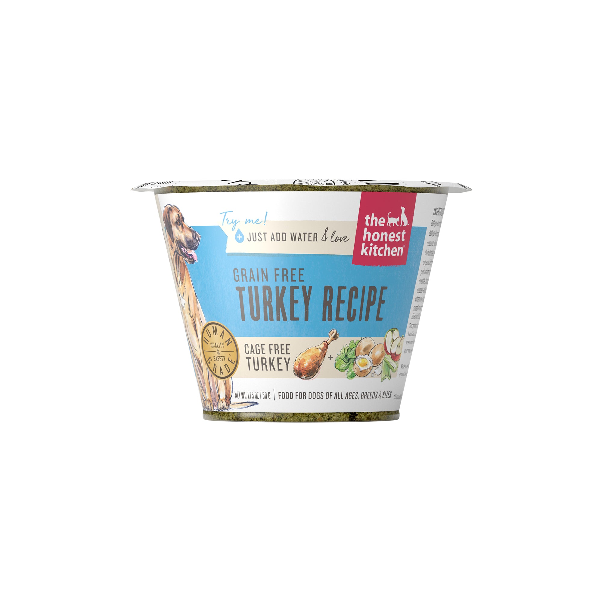 12 x 1.75oz CUPS Grain Free Turkey Dehydrated – The Honest Kitchen