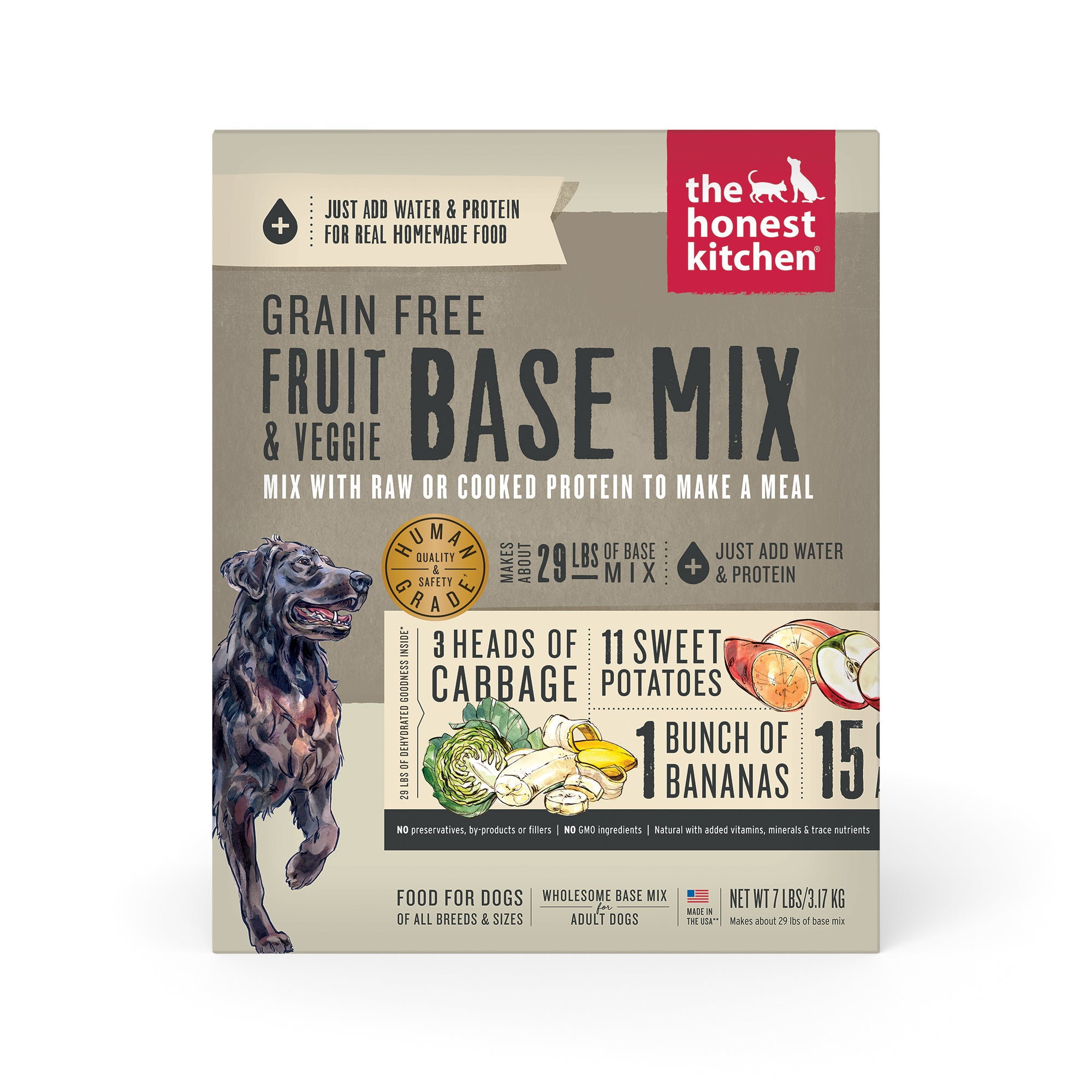 7LB Grain Free Fruit & Veggie Base Mix – The Honest Kitchen
