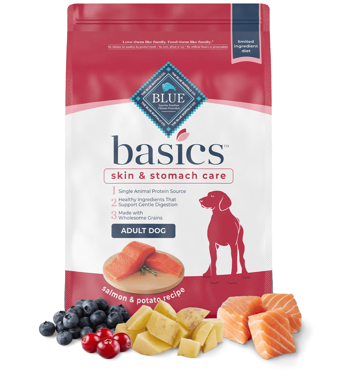 BLUE Basics Dry Dog Food - Salmon & Potato