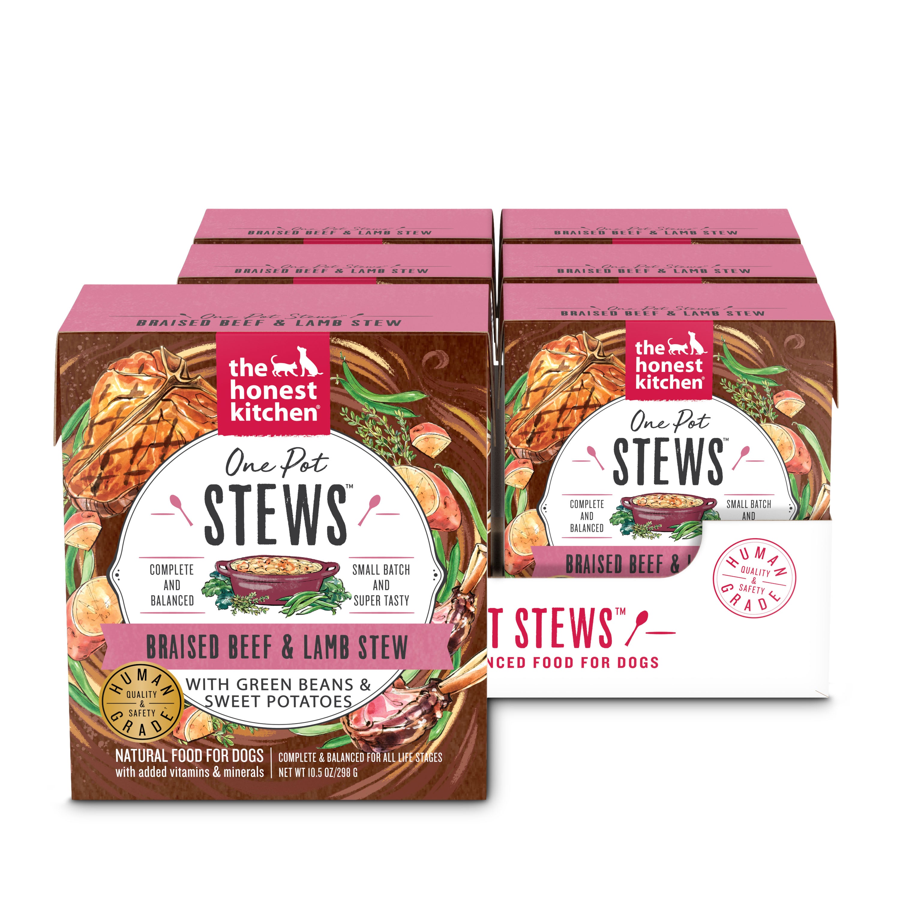 6PK One Pot Stews - Braised Beef & Lamb Stew with Green Beans & Sweet Potatoes – The Honest Kitchen