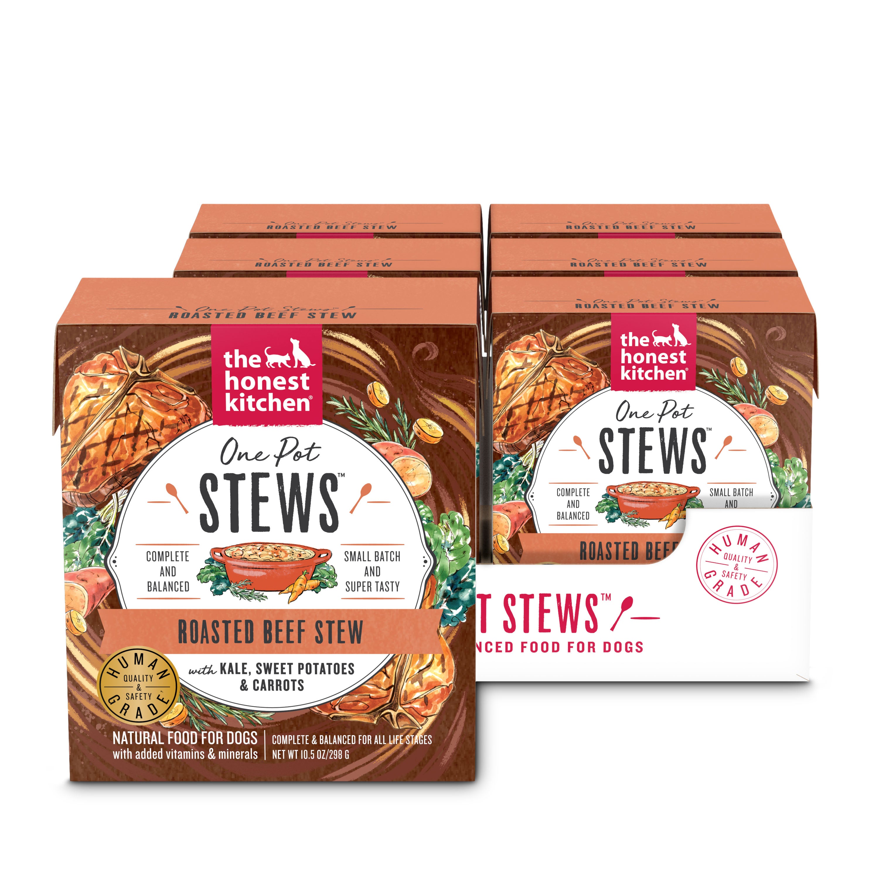 6PK One Pot Stews - Roasted Beef Stew with Kale, Sweet Potatoes & Carrots – The Honest Kitchen