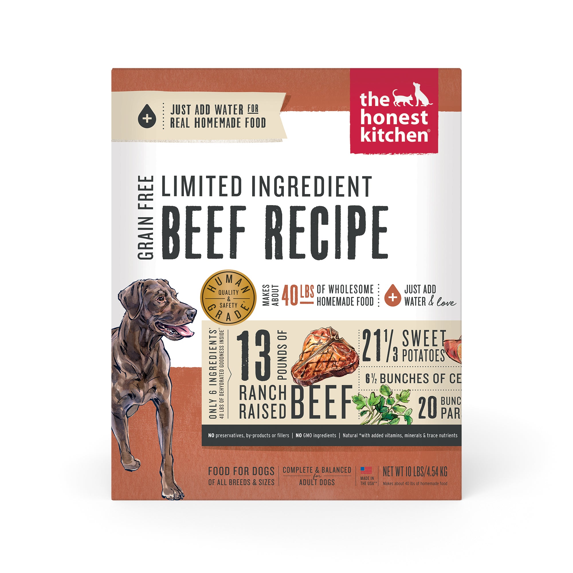 10LB Limited Ingredient Beef Dehydrated – The Honest Kitchen