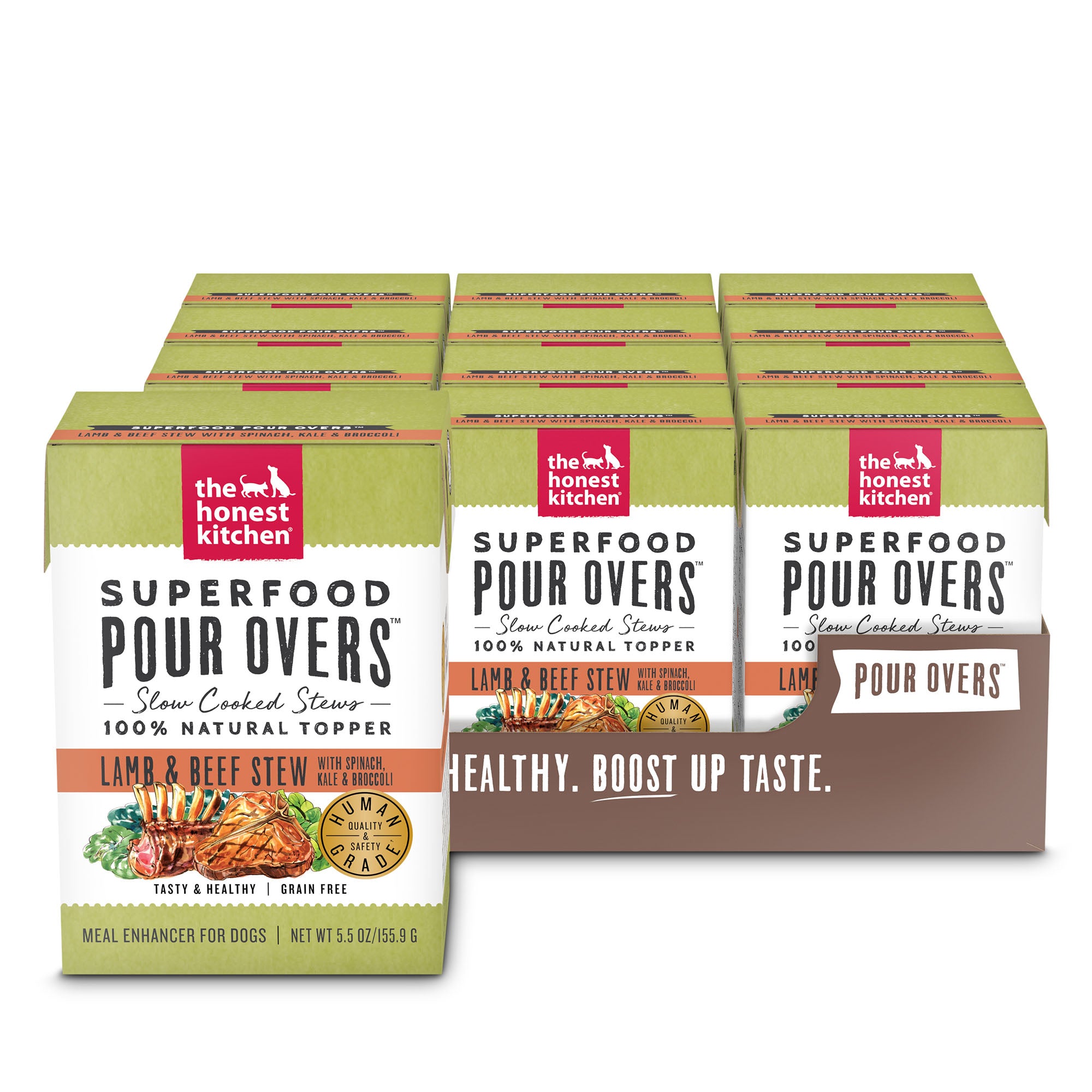 12PK Superfood Pour Overs - Lamb & Beef – The Honest Kitchen