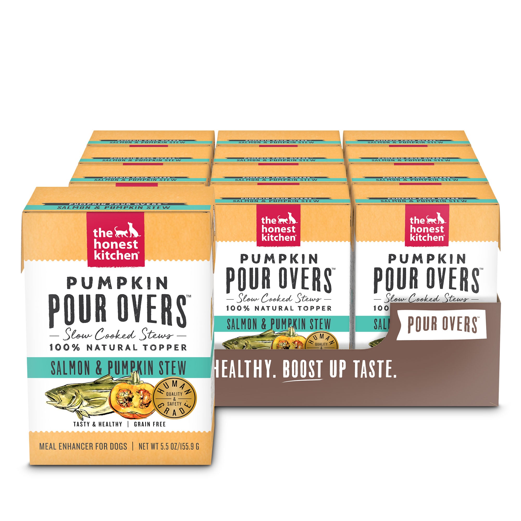 12PK Pumpkin Pour Overs - Salmon – The Honest Kitchen