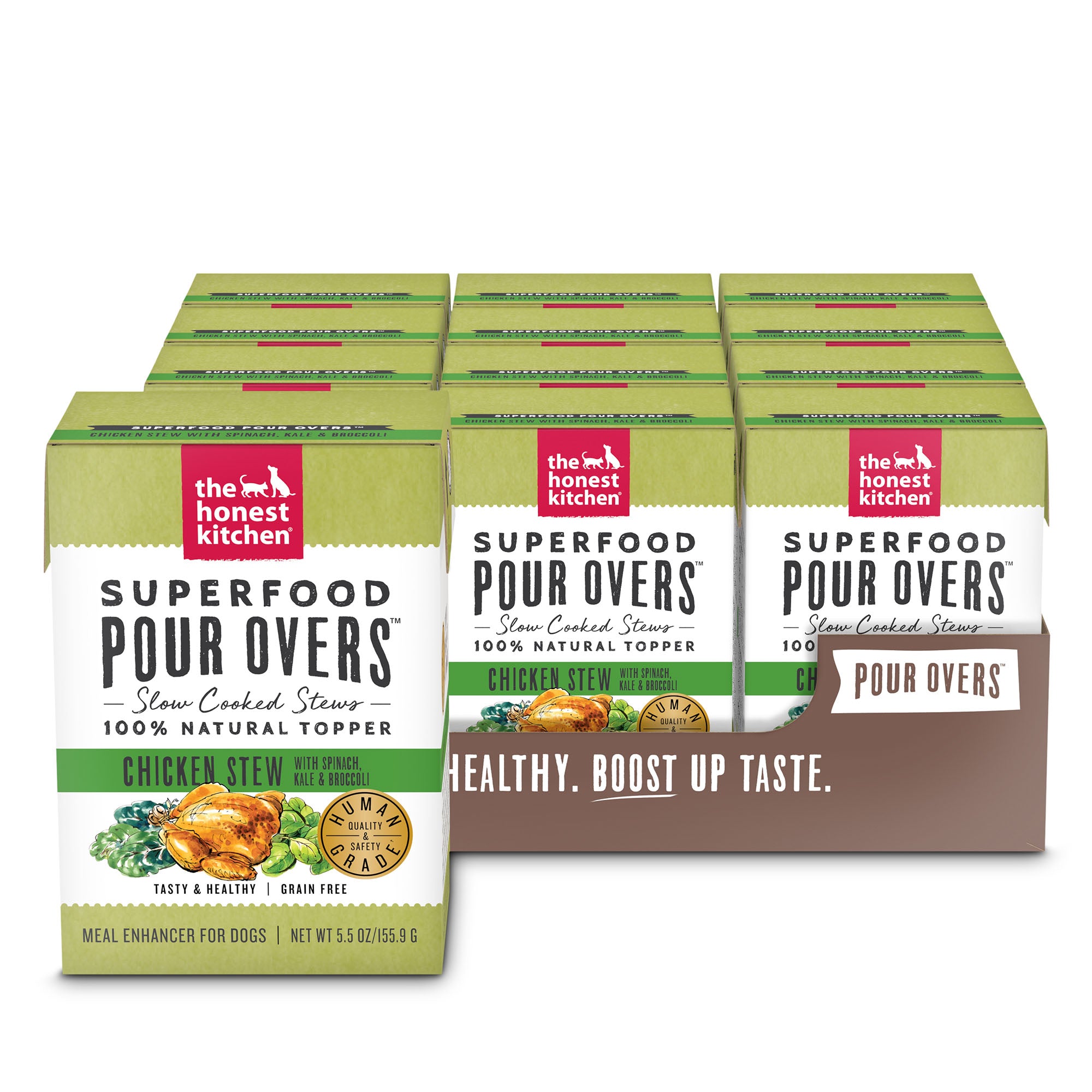 12PK Superfood Pour Overs - Chicken – The Honest Kitchen