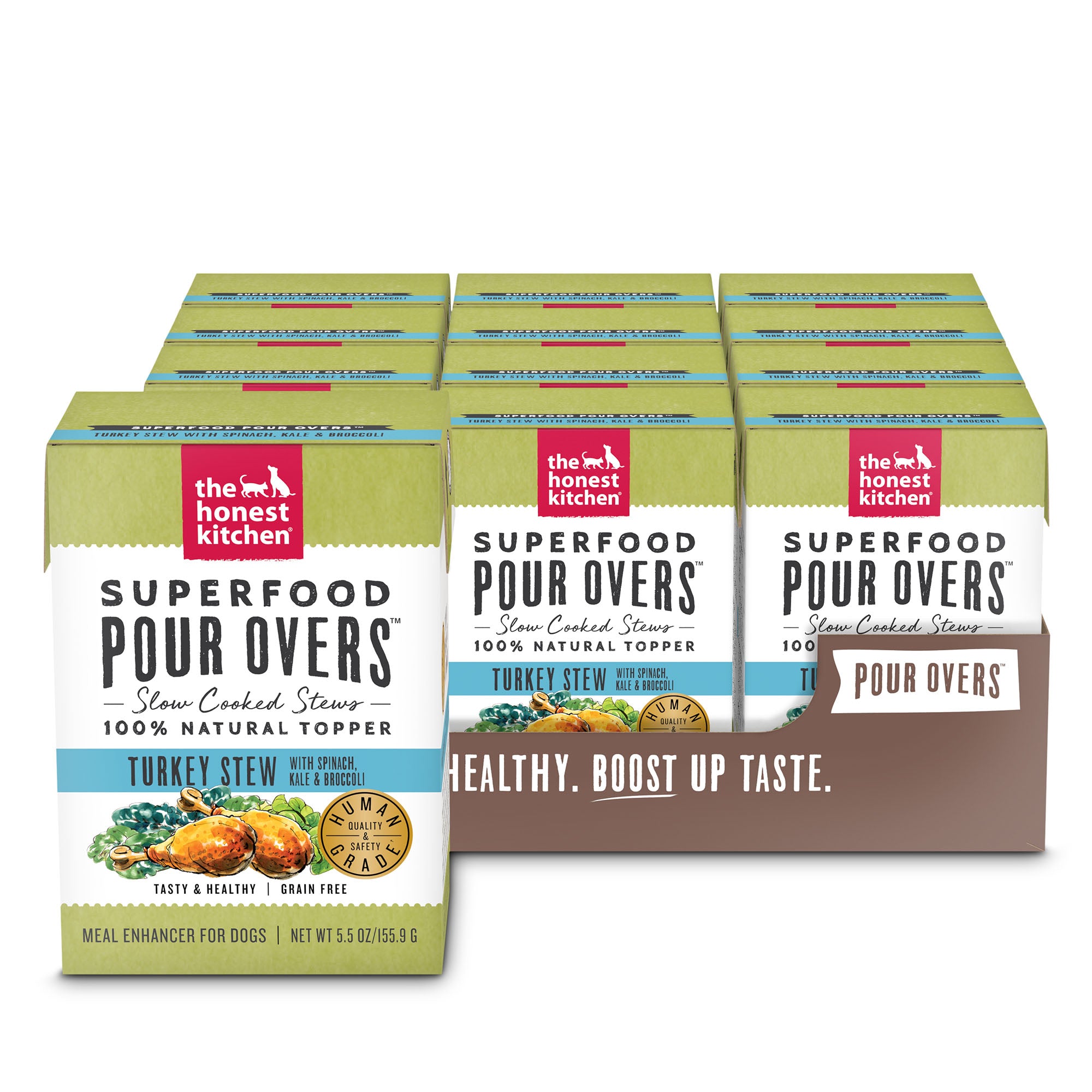 12PK Superfood Pour Overs - Turkey – The Honest Kitchen