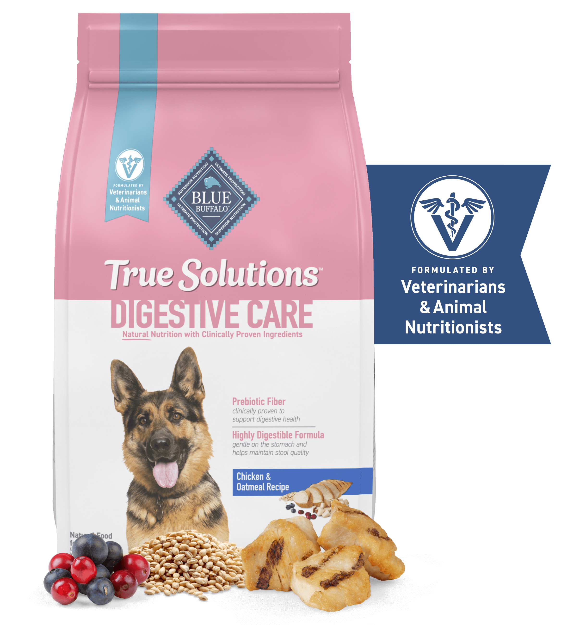 BLUE True Solutions Best Life Adult Dry Dog Food - Digestive Care