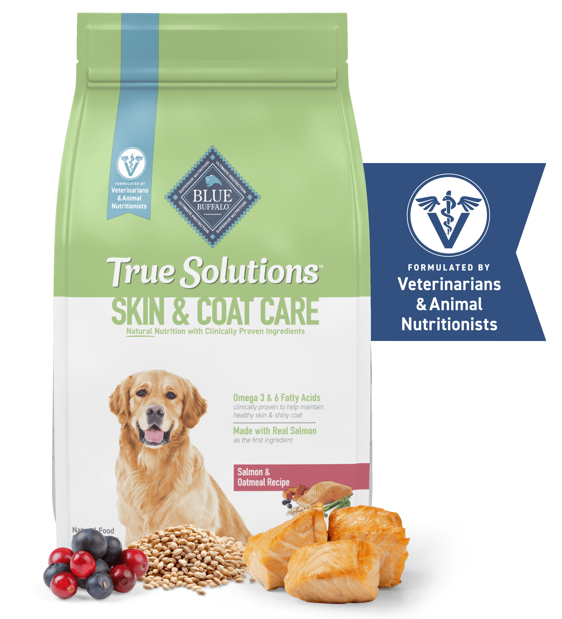 BLUE True Solutions Best Life Adult Dry Dog Food - Skin & Coat Care
