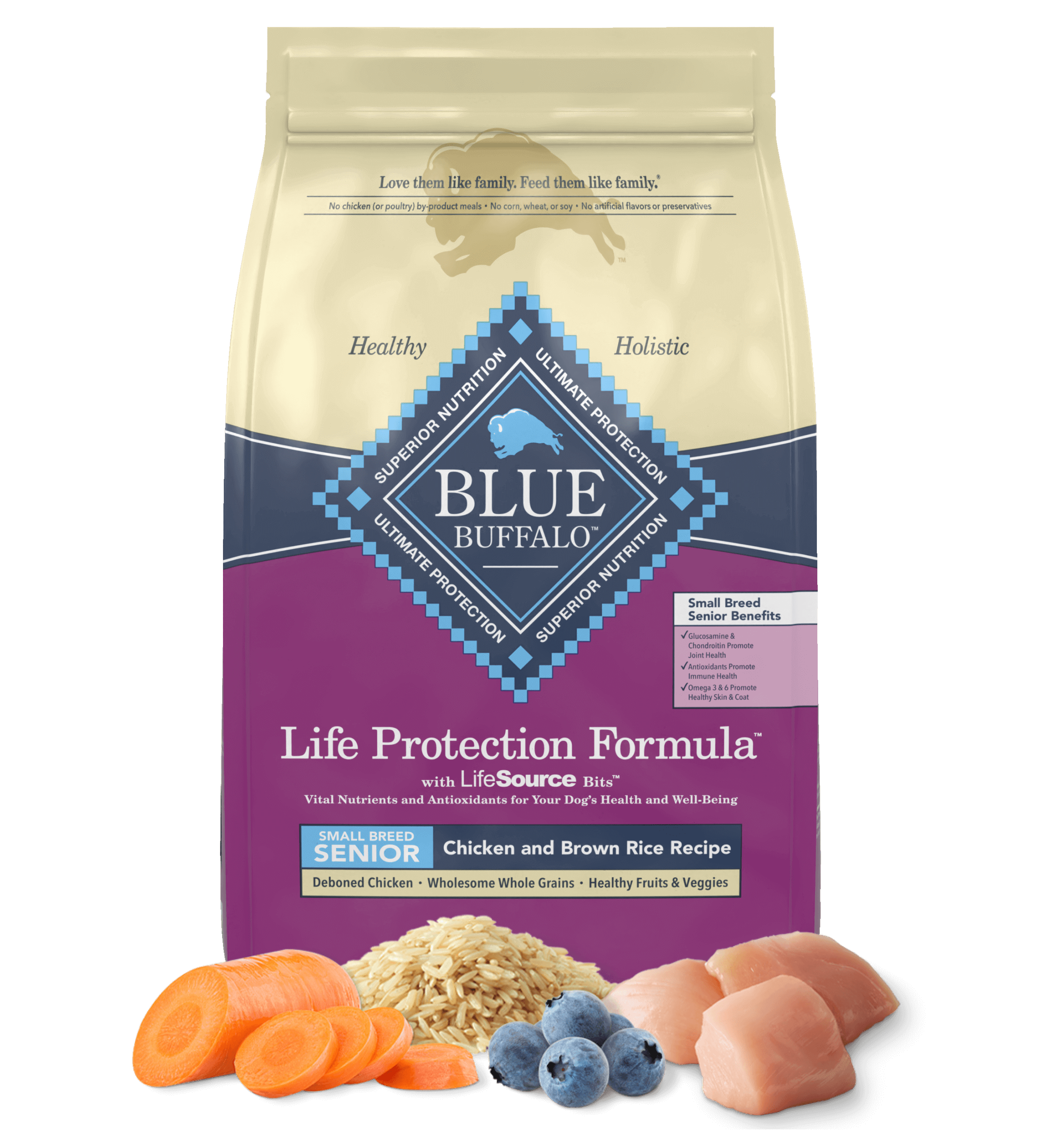Life Protection Formula Small Breed Senior Dry Dog Food - Chicken & Brown Rice