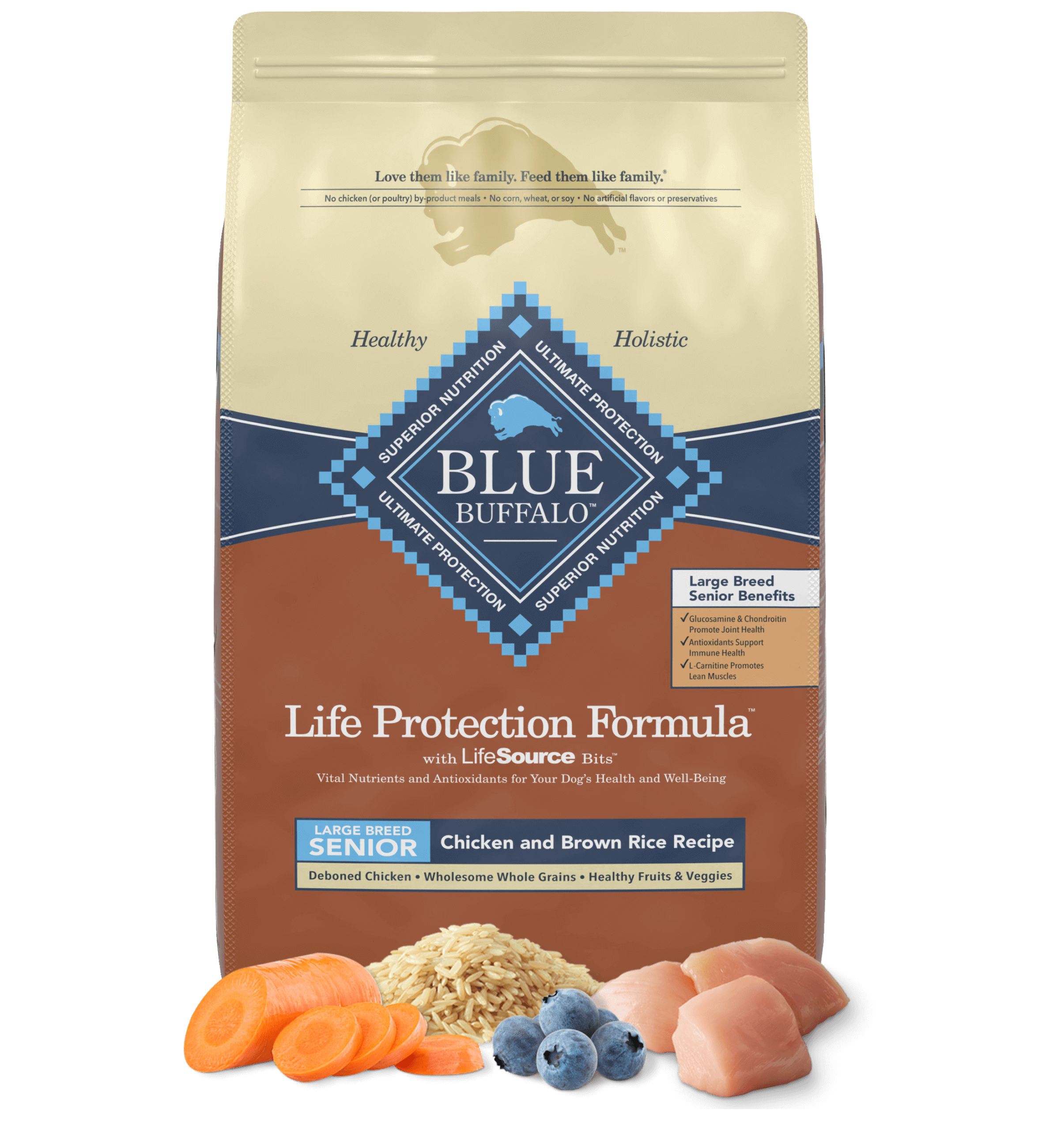 Life Protection Formula Large Breed Senior Dry Dog Food - Chicken & Brown Rice