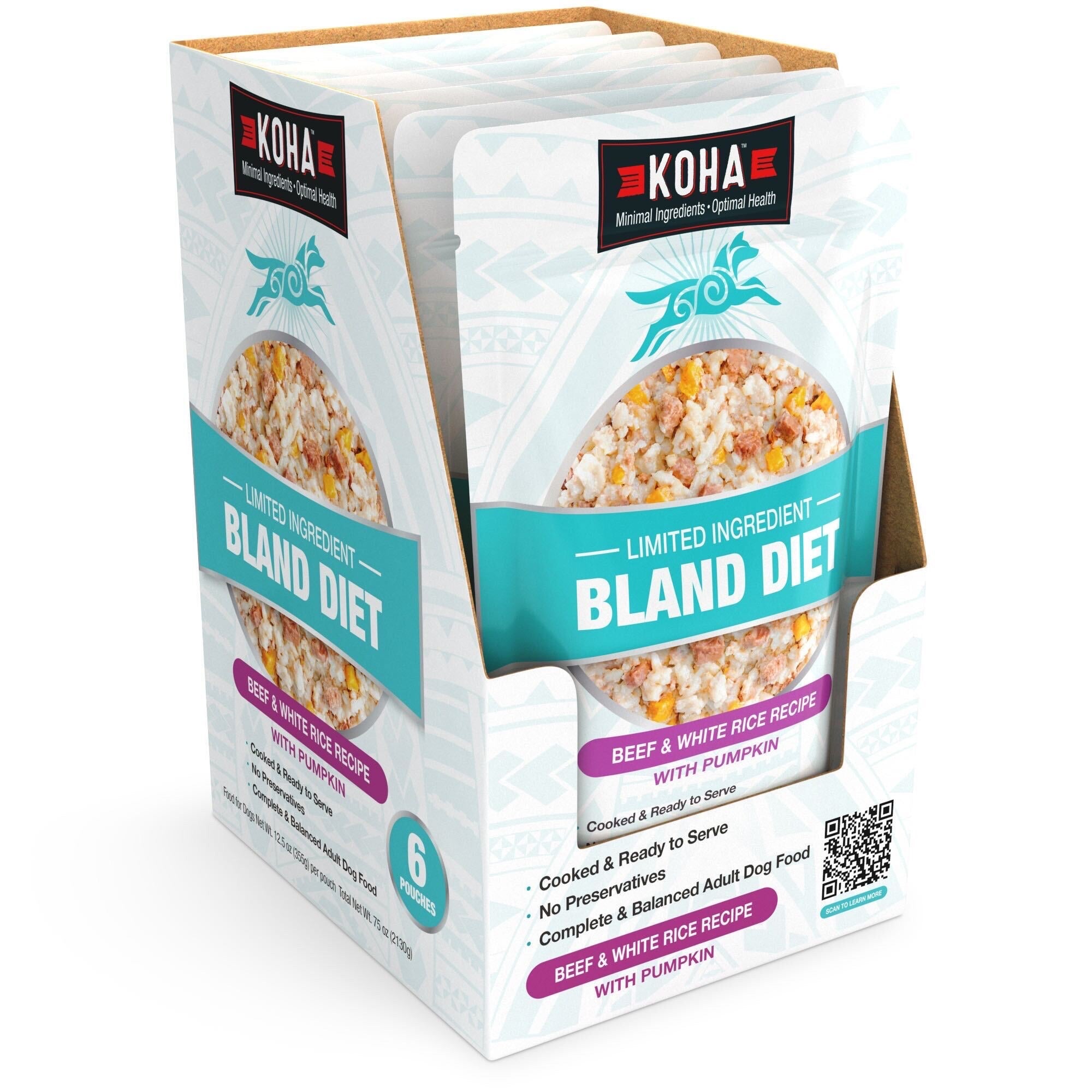 Limited Ingredient Wet Bland Diet Beef & White Rice Recipe for Dogs– KOHA Pet