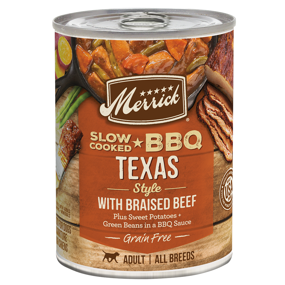 Slow-Cooked BBQ Braised Beef Wet Dog Food