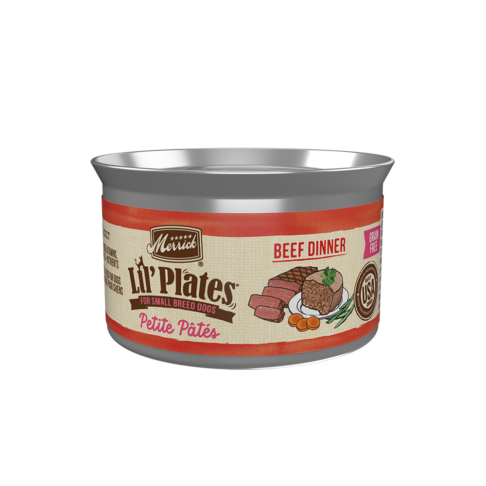 LilGÇÖ Plates Petite Pates Beef Wet Dog Food