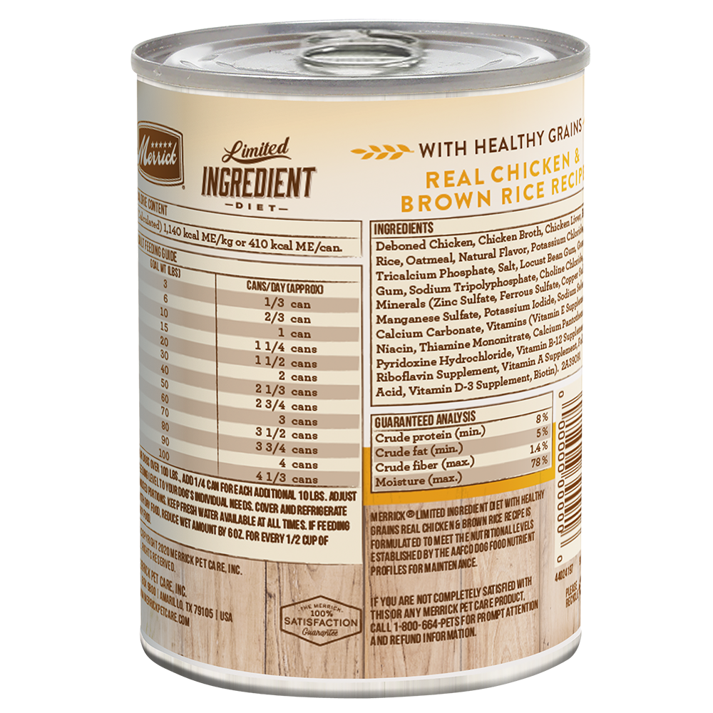 Limited Ingredient Chicken Canned Wet Dog Food