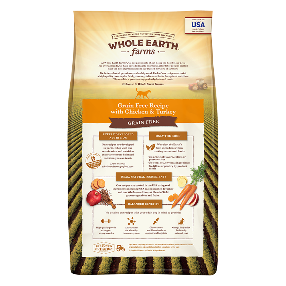 Whole Earth Farms Chicken & Turkey Dry Dog Food