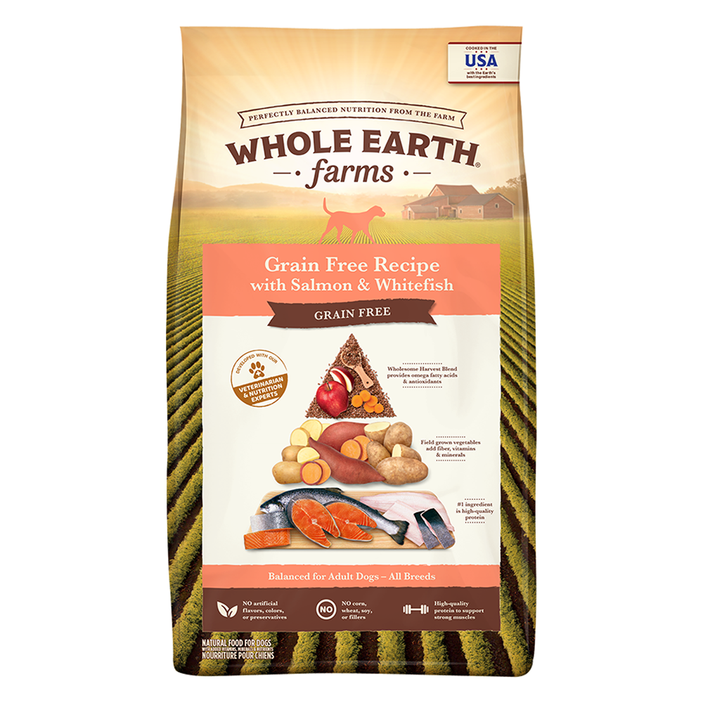 Whole Earth Farms Salmon & Whitefish Dry Dog Food