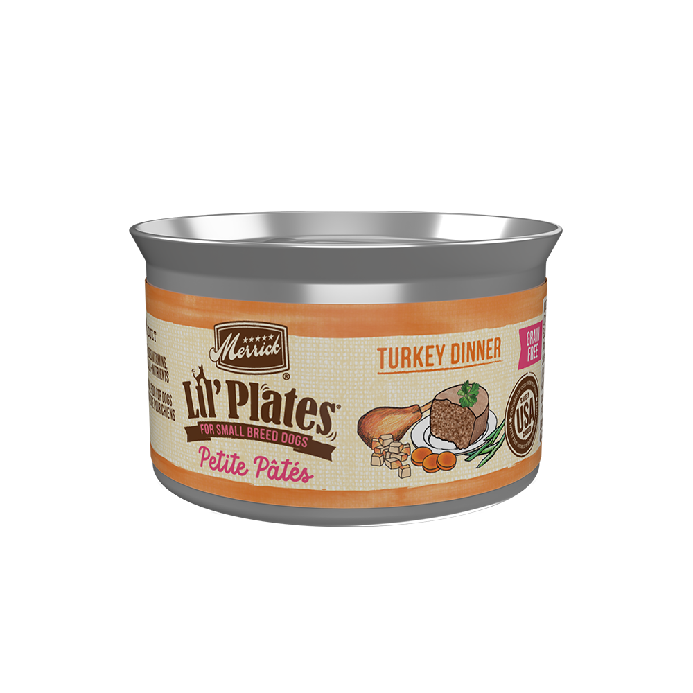 LilGÇÖ Plates Petite Pates Turkey Wet Dog Food