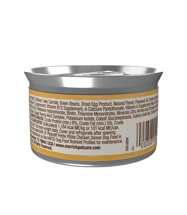 LilGÇÖ Plates Petite Pates Chicken Wet Dog Food