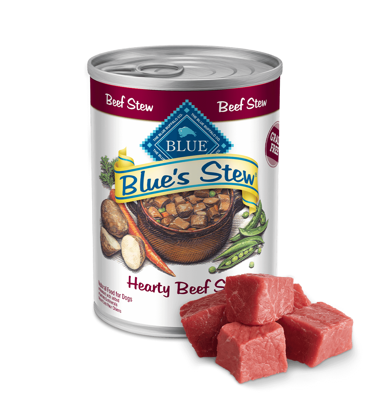 BLUE Stew Wet Dog Food - Hearty Beef
