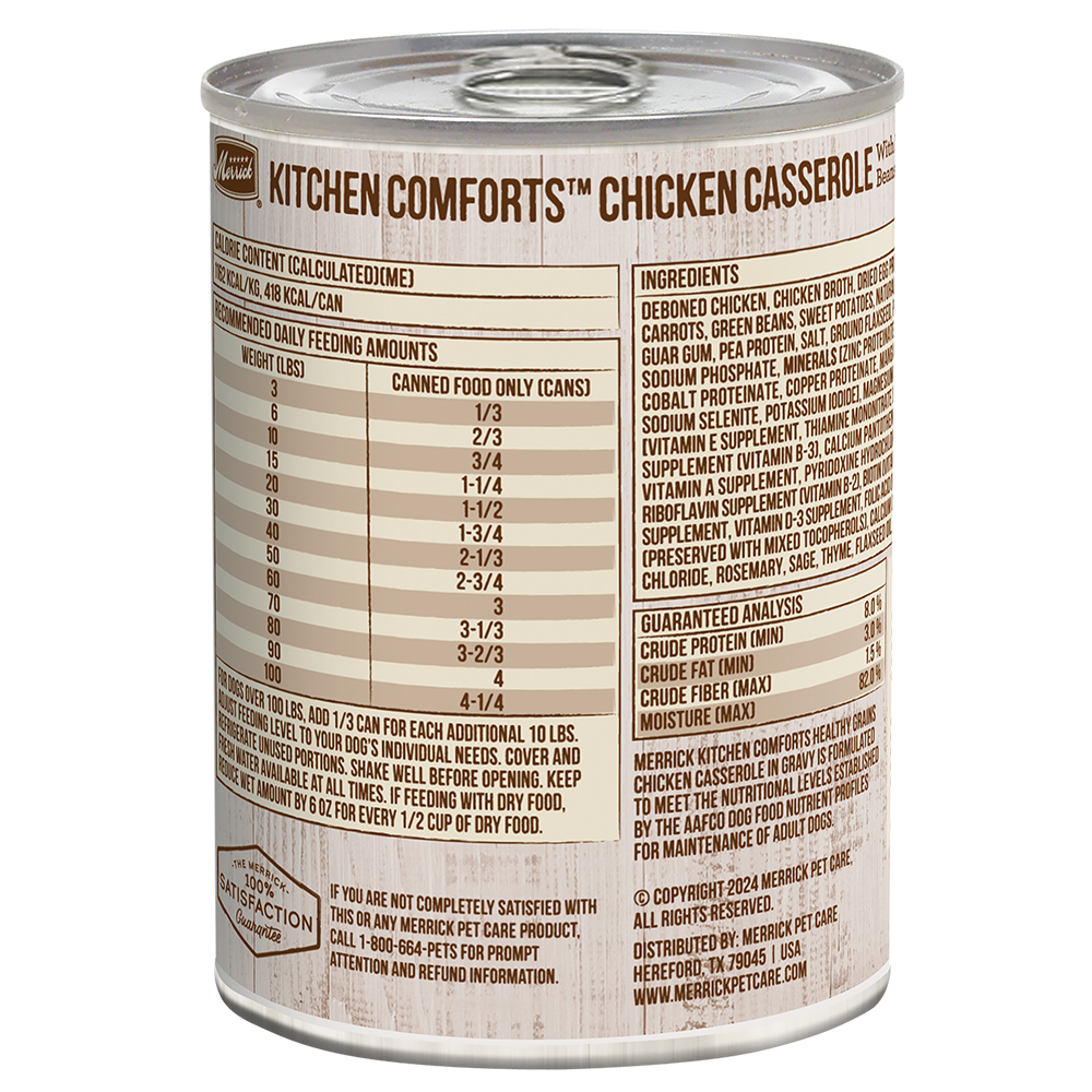 Kitchen Comforts Chicken Casserole Wet Dog Food