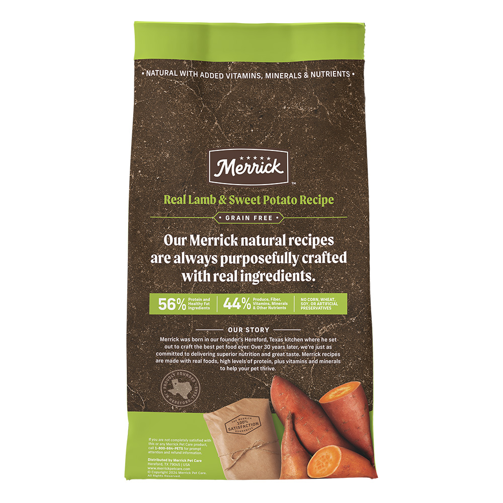 Grain Free Lamb & Sweet Potato Dry Dog Food