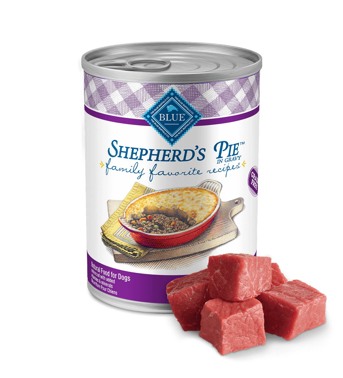 BLUE Family Favorite Recipes Wet Dog Food - Shepherd's Pie