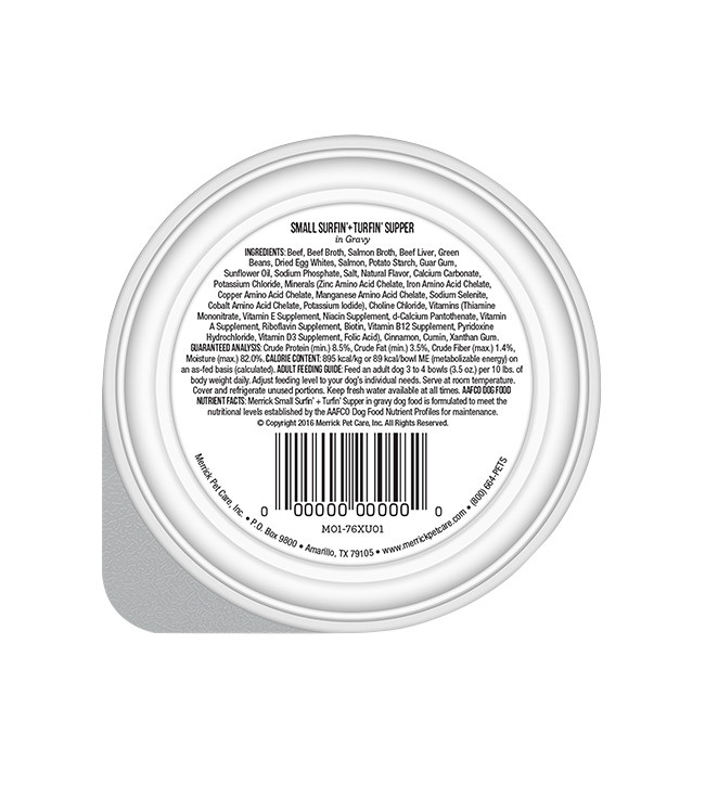 Lil' Plates Small Breed Surf & Turf Wet Dog Food