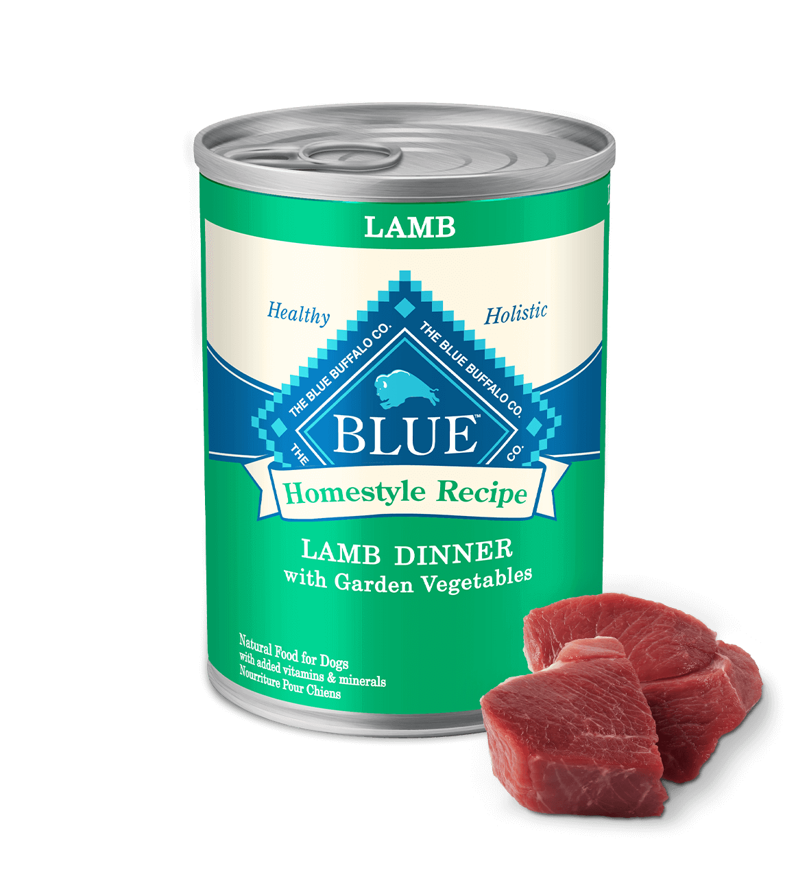 BLUE Homestyle Recipe Wet Dog Food - Lamb & Garden Vegetables