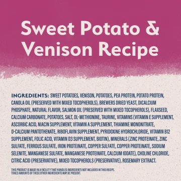 Reserve Grain Free Sweet Potato & Venison Recipe - Natural Balance Pet Food Natural Balance Pet Food