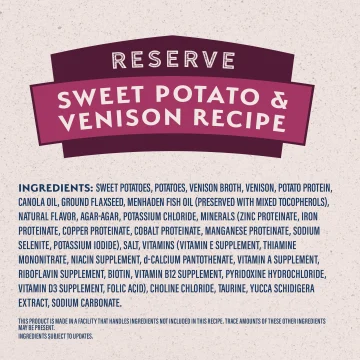 Limited Ingredient Sweet Potato & Venison Recipe Pat - Natural Balance Pet Food Natural Balance Pet Food