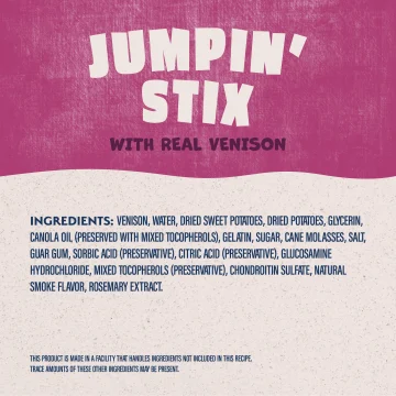 Jumpin' Stix With Real Venison - Natural Balance Pet Food Natural Balance Pet Food