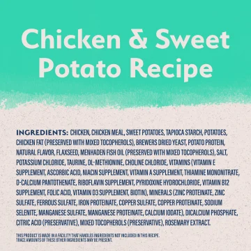 Grain Free Chicken & Sweet Potato Recipe - Natural Balance Pet Food Natural Balance Pet Food