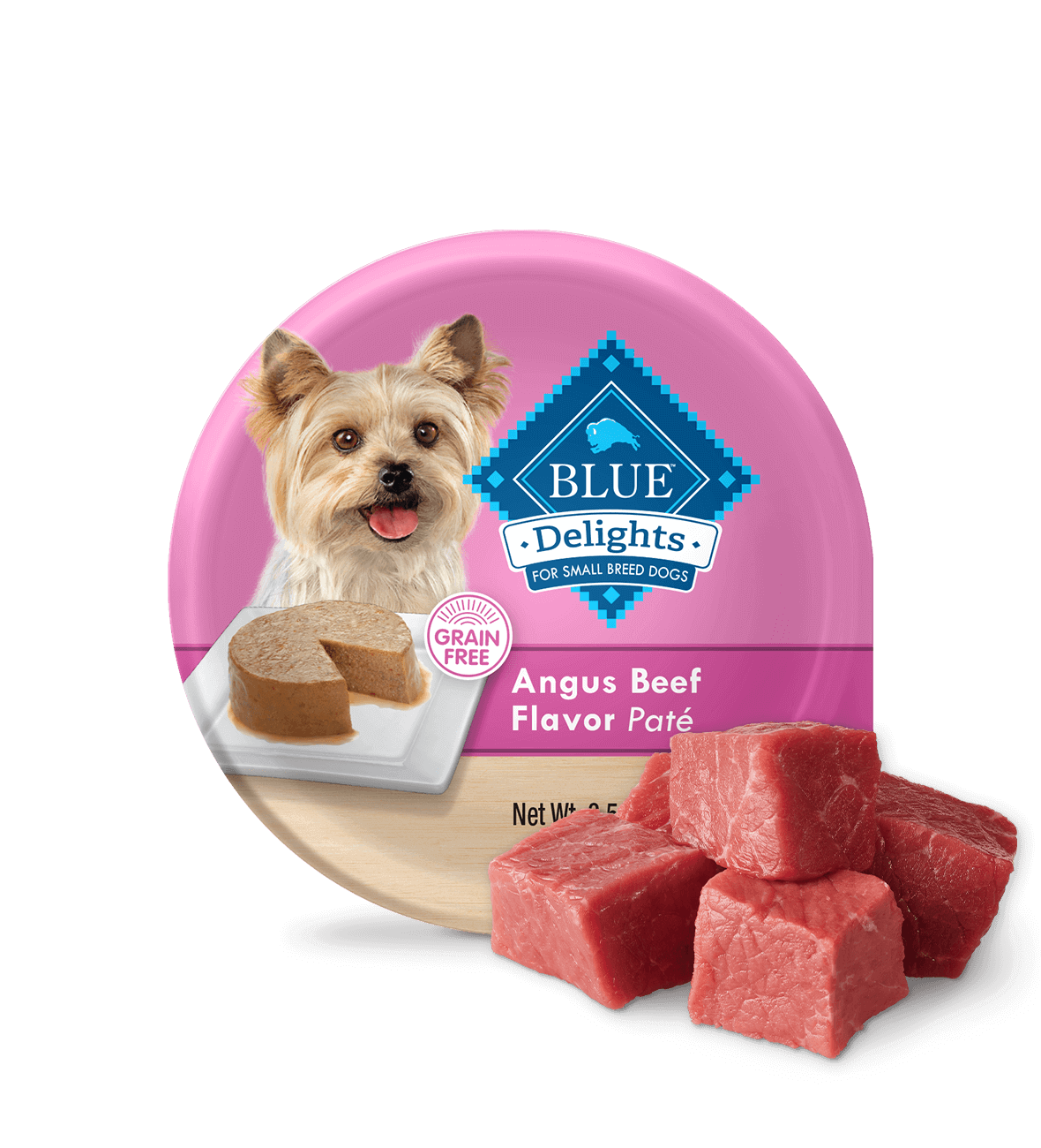 BLUE Delights Wet Dog Food - Angus Beef Flavor