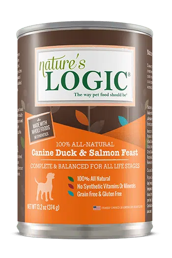 Canned Duck & Salmon Dog Food