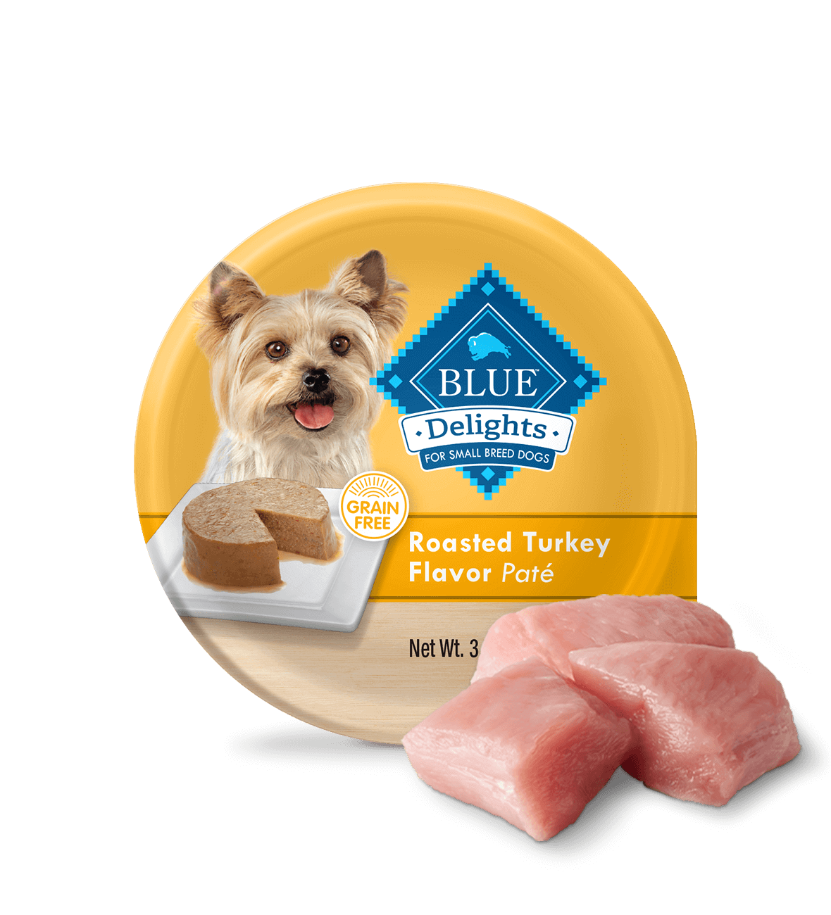 BLUE Delights Wet Dog Food - Roasted Turkey Flavor