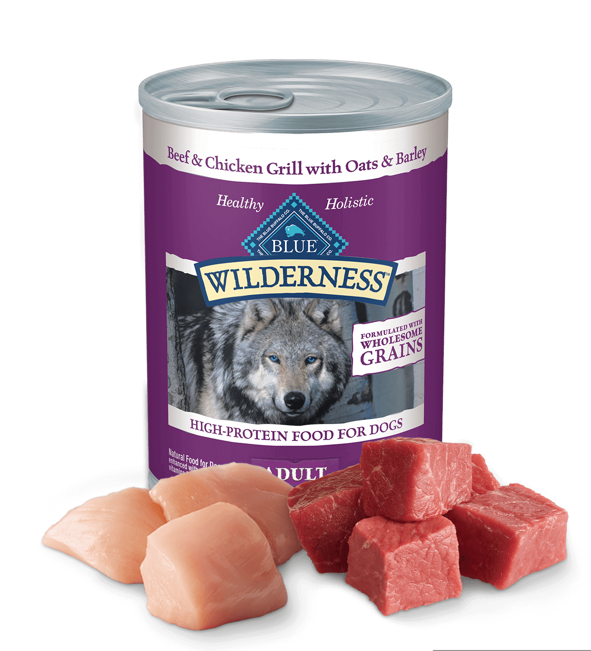 BLUE Wilderness Beef & Chicken with Grains Wet Dog Food