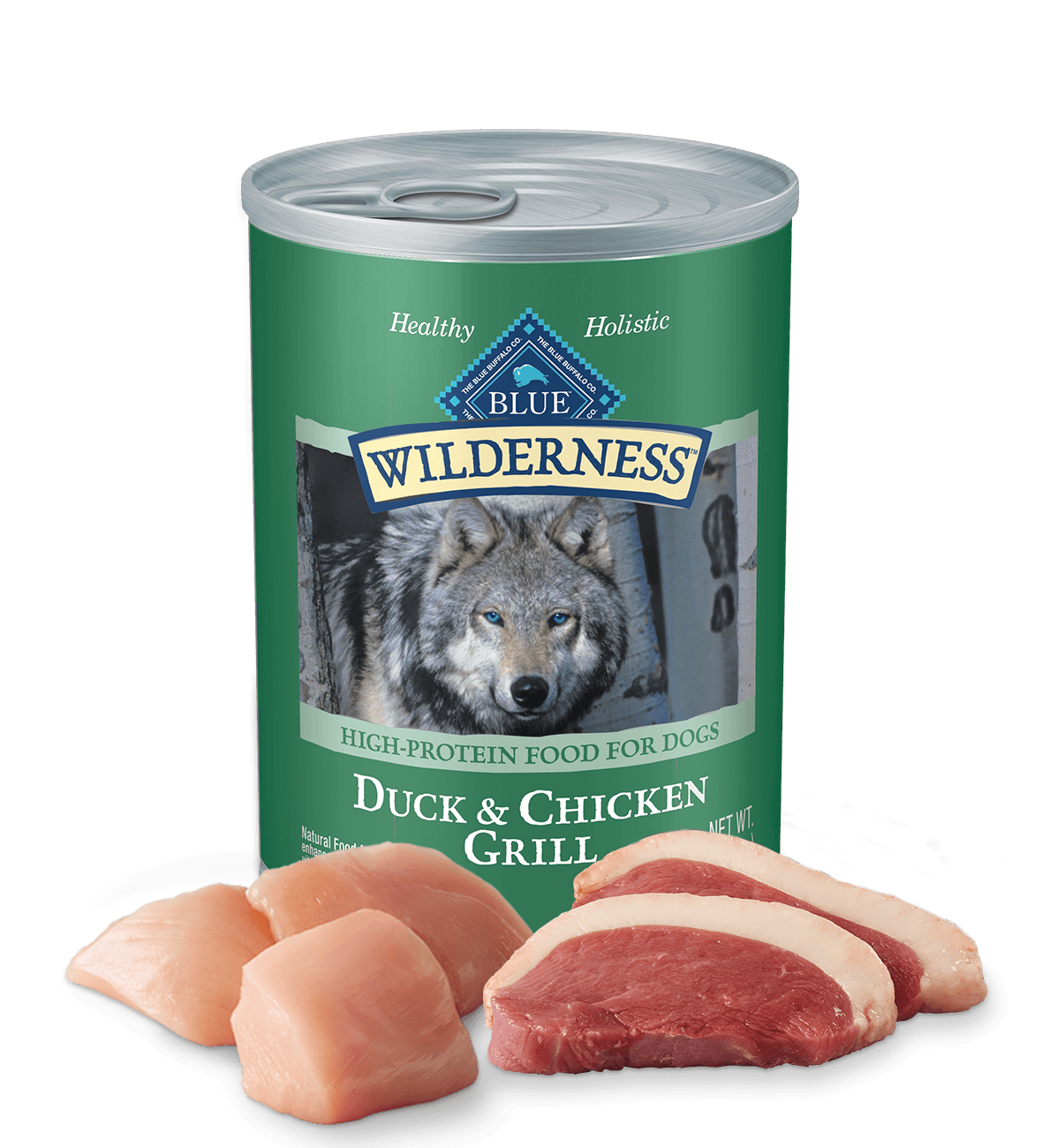 BLUE Wilderness Wet Dog Food - Duck & Chicken Grill