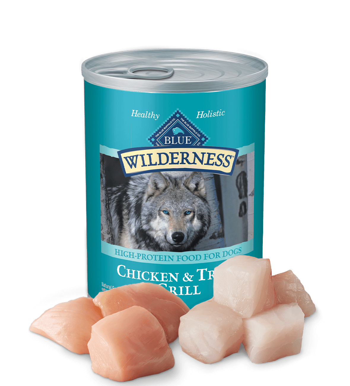 BLUE Wilderness Wet Dog Food - Trout & Chicken Grill