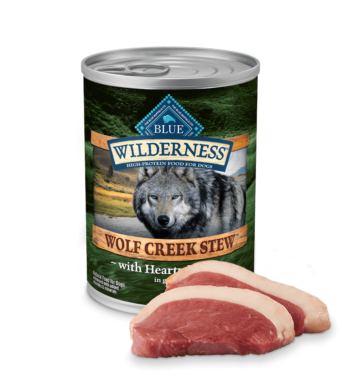 BLUE Wilderness Wet Dog Food Grain-Free - Duck (Wolf Creek Stew)
